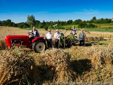 Drescherverein Emersacker Getreidemähen 23.07.2019